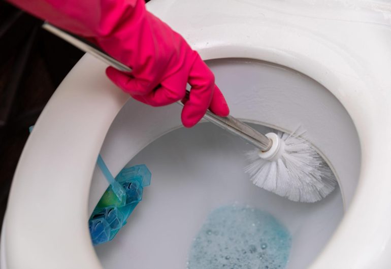 Kleansg toilet cleaning